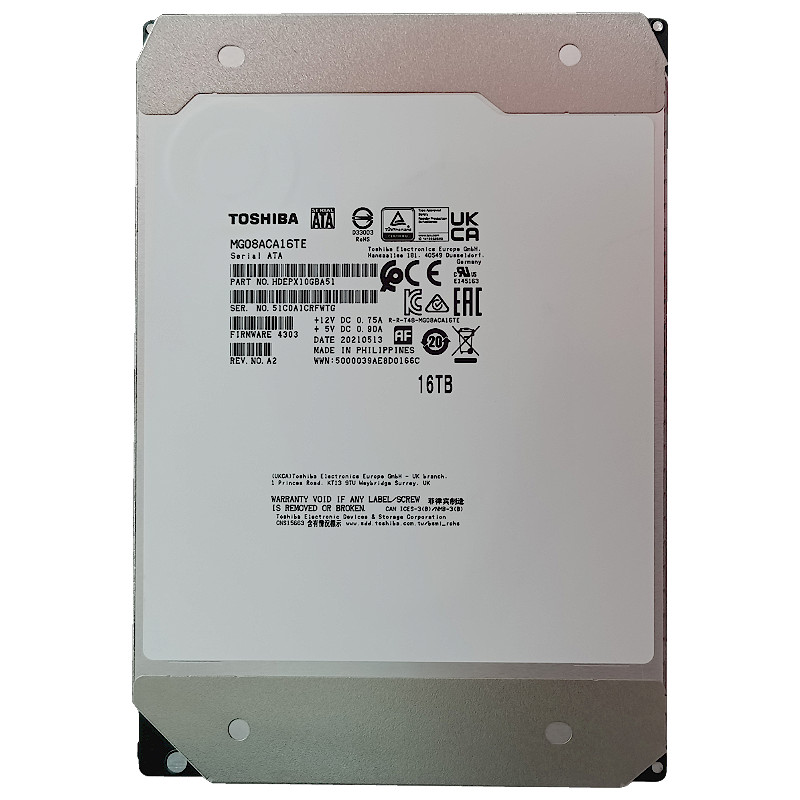 Toshiba 16T Enterprise Grade Helium Hard Disk 16TB การเฝ้าระวัง Video Security NAS Array 16 T Deskto