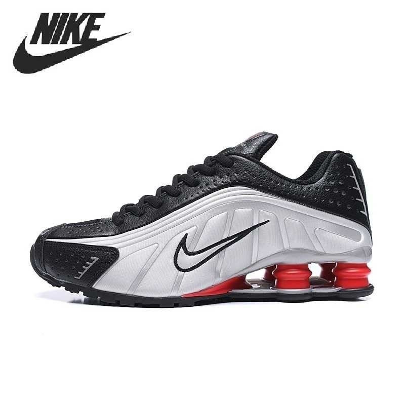 Shox R4 Cushion Sports Shoes Mens Casual Running V9KF
