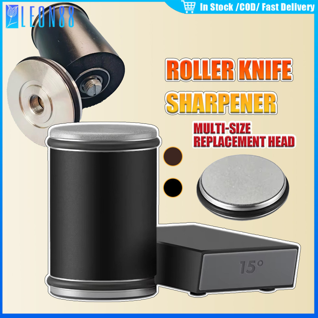 ของมาใหม่！ชุดเครื่องลับมีดแบบลูกกลิ้งหิน ที่ลับมีดคม Rolling sharpener แบบ 15องศา สําหรับมีดทําครัว