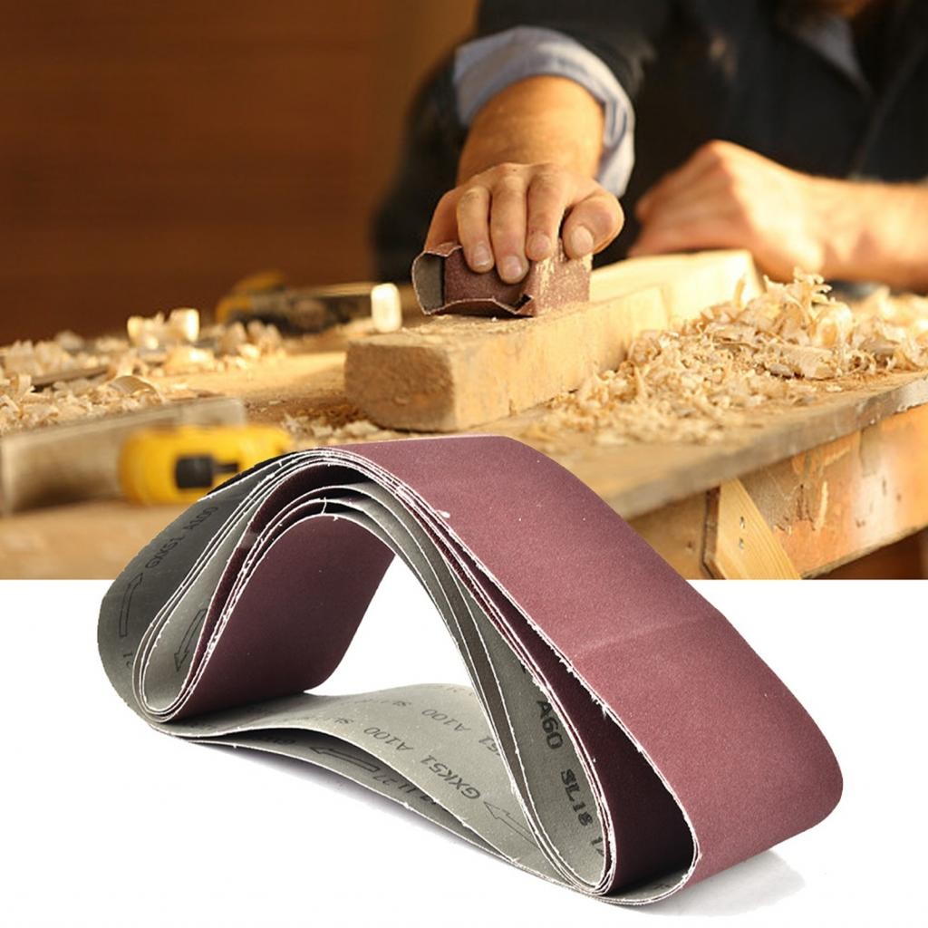 Xguli 6 ชิ้น GXK51-B เข็มขัดขัด 915x100 มิลลิเมตร Endless 60/80/100/120/150/180