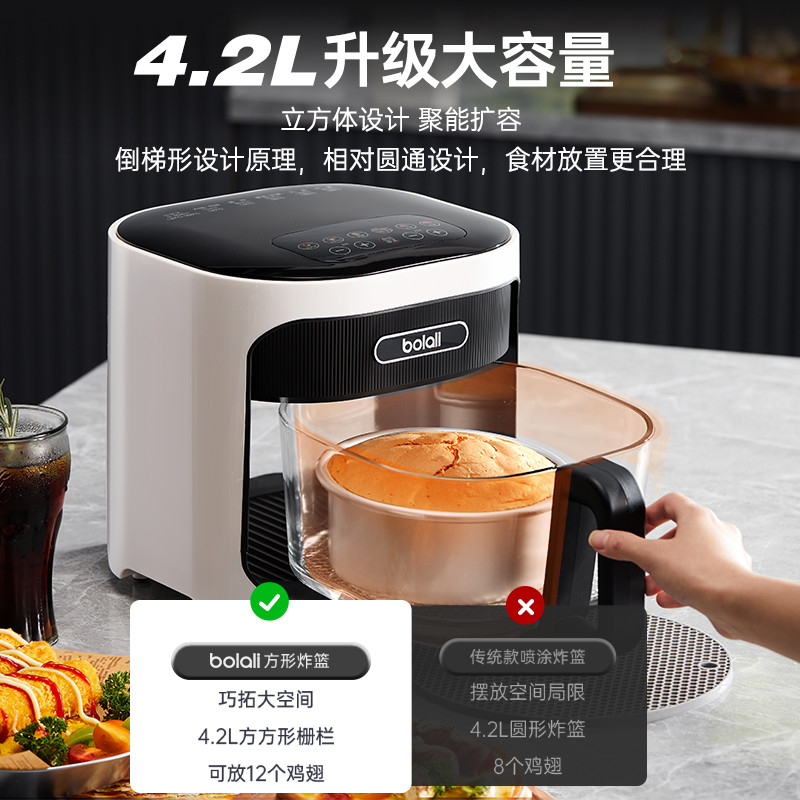Berrari Air Fryer ตะกร้าทอดเฉพาะ 4.2L