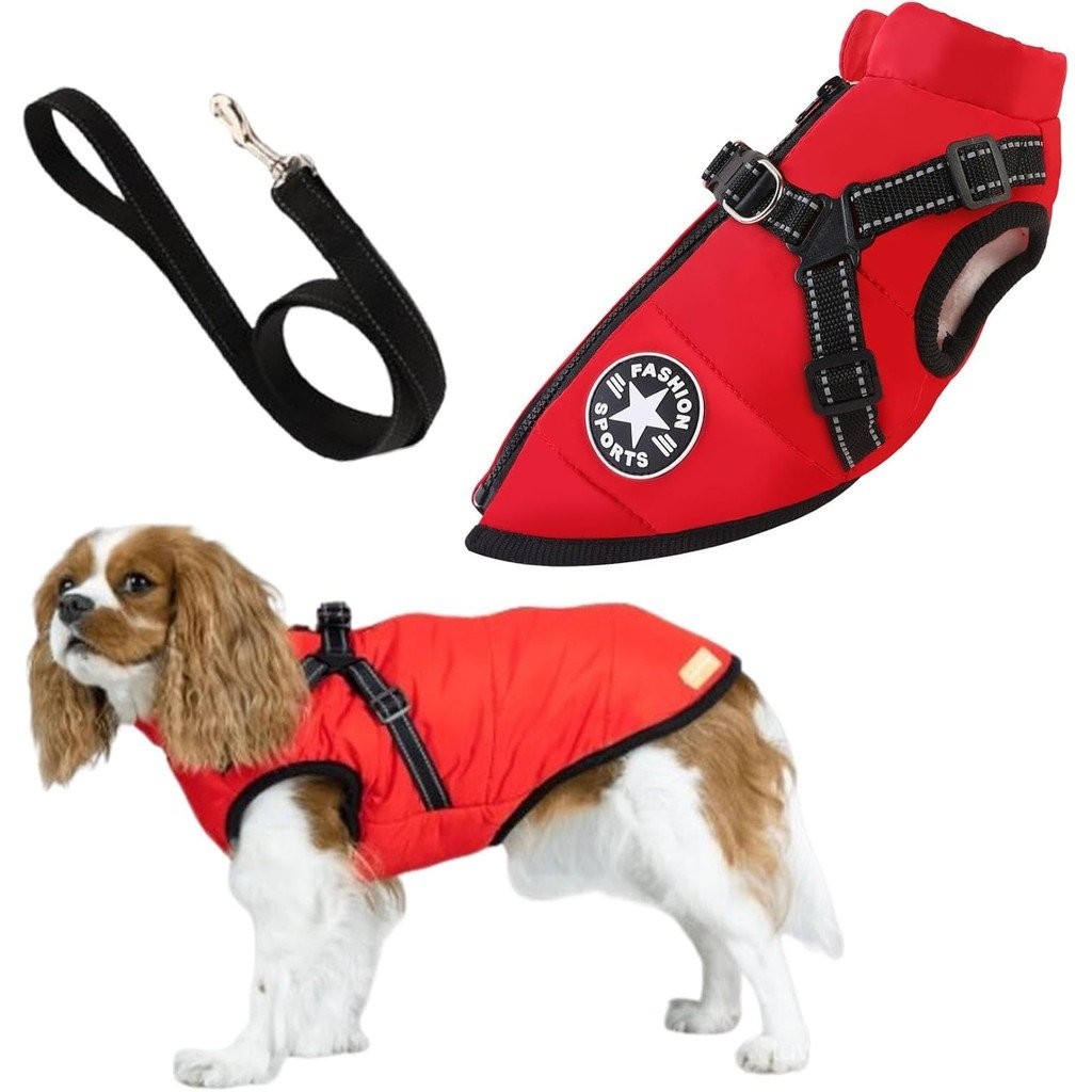 FurryKing 3 in 1 Winter Jacket, Furryking Dog Winter t, Waterproof Windproof Dog Jacket with Zipper,