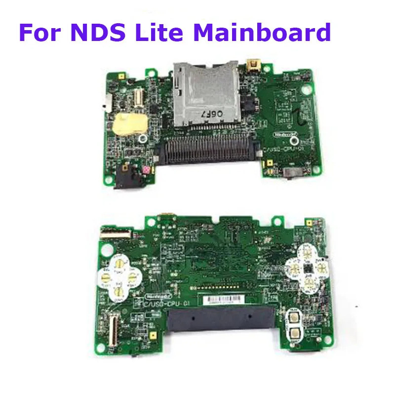 เมนบอร์ดมือสองต้นฉบับสําหรับ Nintendo DS Lite NDSI NDSL NDS เกมคอนโซลเมนบอร์ดอะไหล่ซ่อม