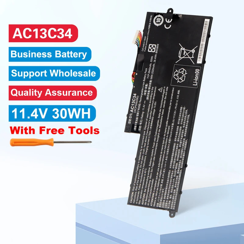 KingSener AC13C34 แบตเตอรี่แล็ปท็อปสําหรับ Acer Aspire V5-122P V5-122 E3-111 E3-112 ES1-111M MS237 K