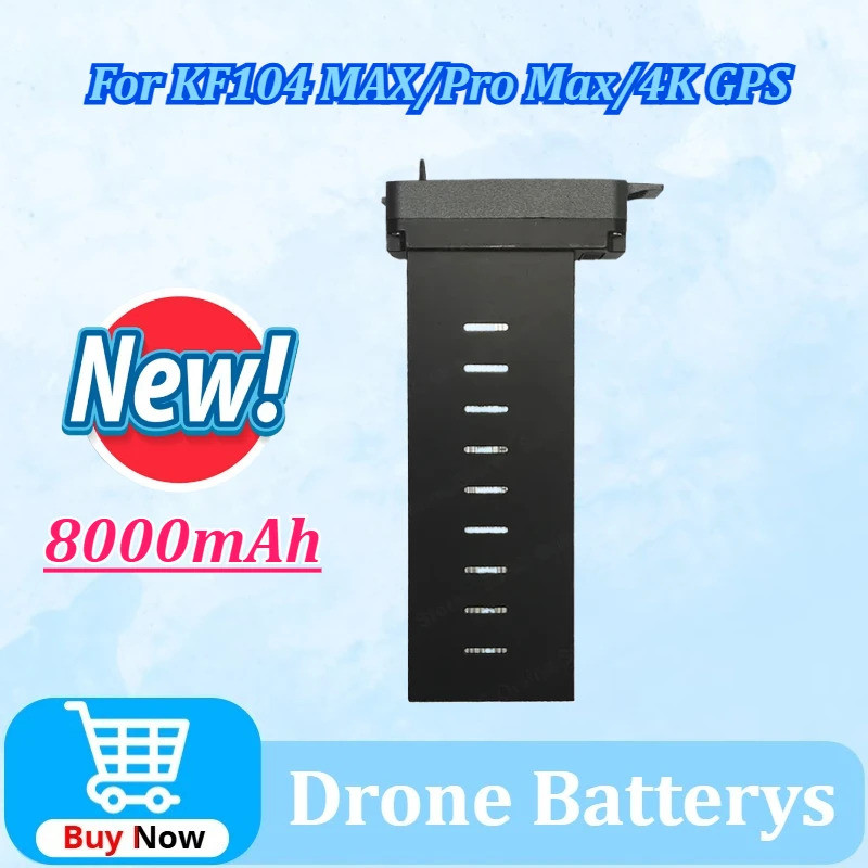 สําหรับ KF104 MAX2/Pro Max/S810 S911 U20 Pro Drone แบตเตอรี่ 11.4V 8000mAh แบตเตอรี่ 4K GPS อุปกรณ์เ