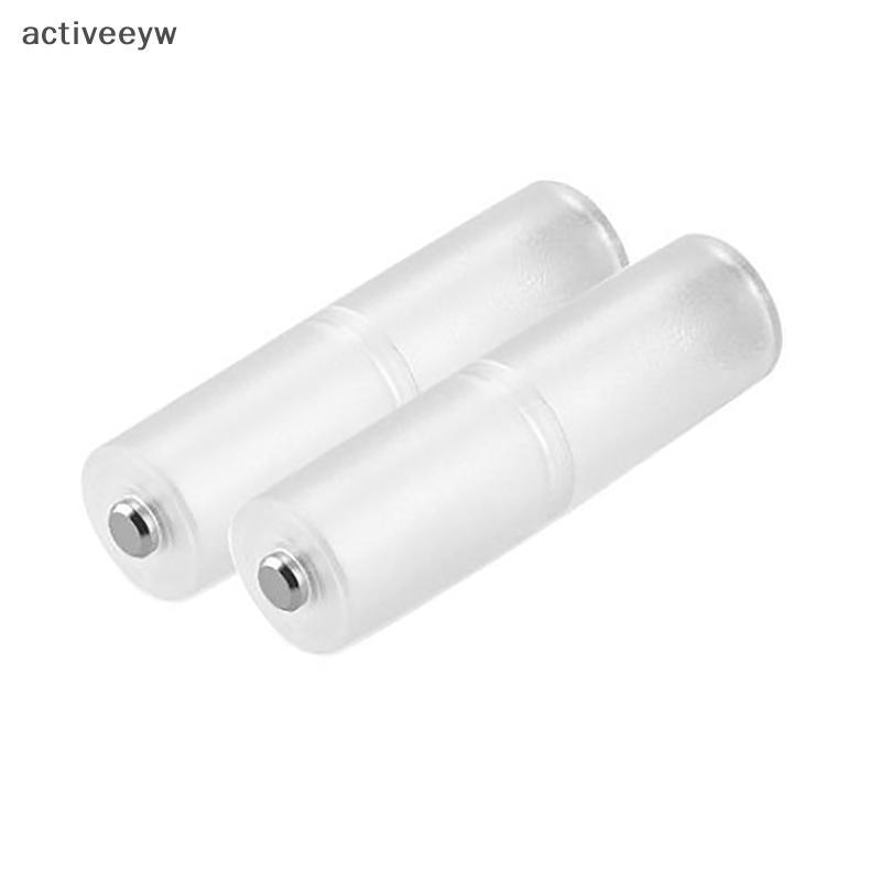 Activeeyw] ตัวแปลงแบตเตอรี่เซลล์ขนาด AAA เป็น AA ที่วางแบตเตอรี่แบบพกพา Switcher สําหรับกล่องเก็บแบตเตอรี่ใหม่