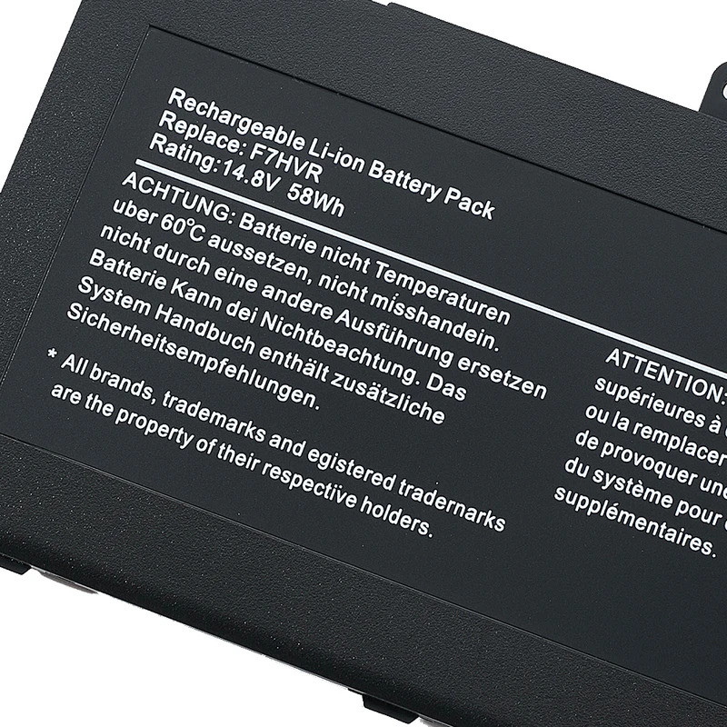 SUOZHAN F7HVR แบตเตอรี่แล็ปท็อปสําหรับ Dell Inspiron 17 7737 15 7537 Series G4YJM 061VNH T2T3J Y1FGD
