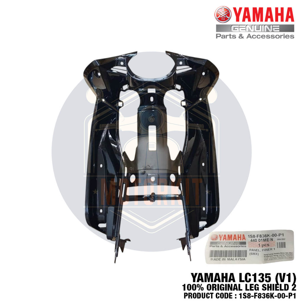 YAMAHA LC135 V1 135LC LEG SHIELD 2 SAYAP KEPOK 1S8-F836K-00-P1 1S8-F836K-00-P0