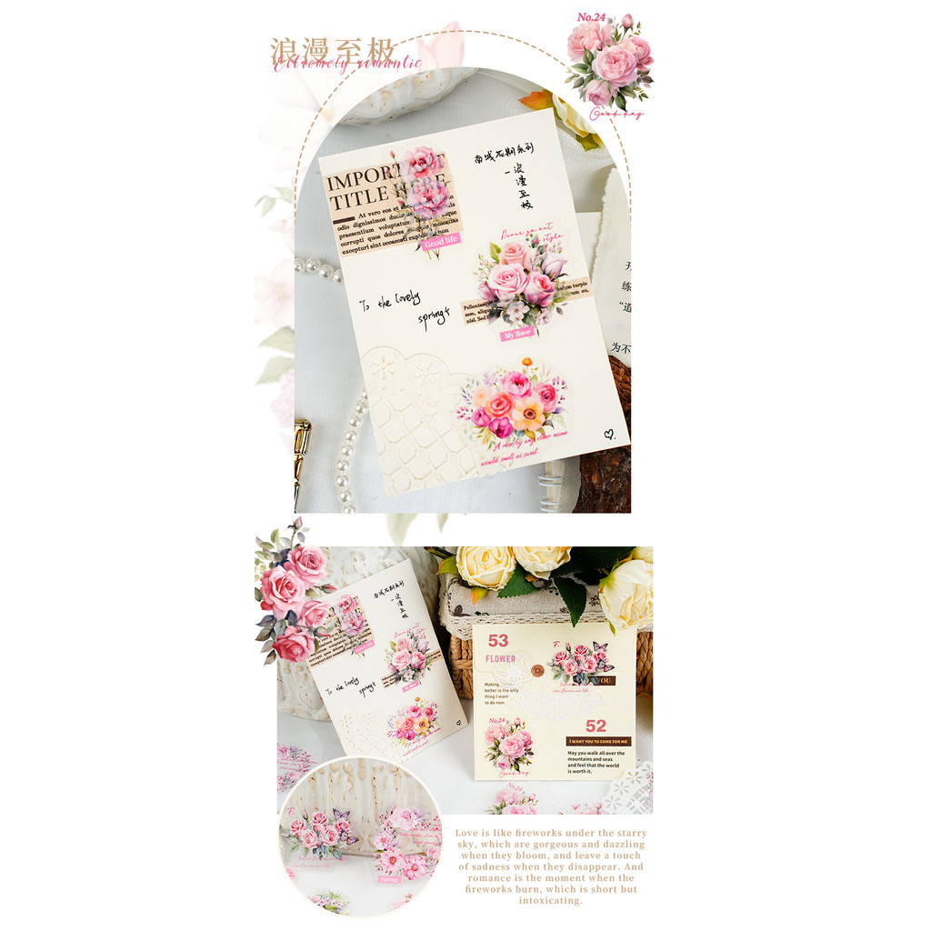 สติ๊กเกอร์แพ็ค South City Flower Period Series Small รูปที่ 6