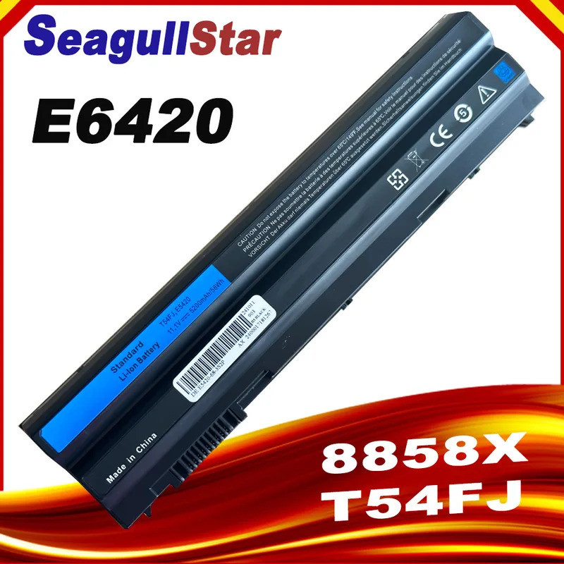 8858X T54FJ M5Y0X E6420 E5420 แบตเตอรี่แล็ปท็อปสําหรับ Dell Latitude E5530 E6520 E6530 Inspiron 4420