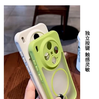 เคสโทรศัพท์แม่เหล็กที่เหมาะกับผิวสําหรับ Vivo X300 X200 Ultra/Pro/mini กรอบกลวงออกและเปลือกกระจายความร้อนโปร่งใส เคสซิลิโคนอ่อนนุ่มป้องกันการล่มสลาย