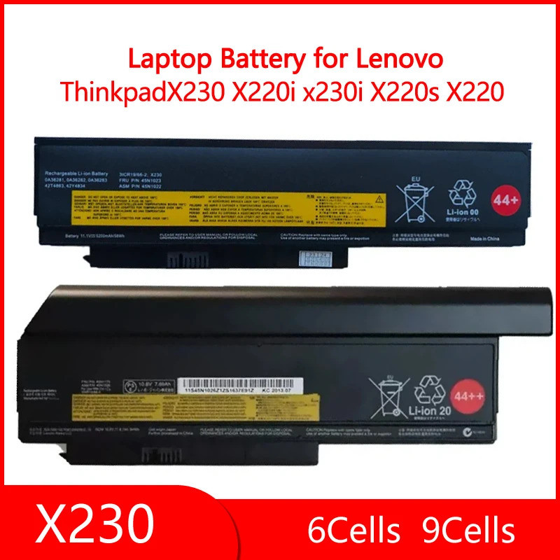 แบตเตอรี่แล็ปท็อปใหม่ X230 สําหรับ Lenovo Thinkpad X220I X220 X230I 0A36307 42T4940 0A3281 45N1022 4