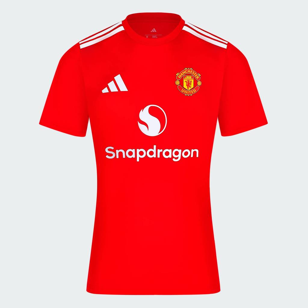 adidas ฟุตบอล เสื้อฟุตบอลชุดเหย้า Manchester United 26/27 ผู้ชาย สีแดง KA6871