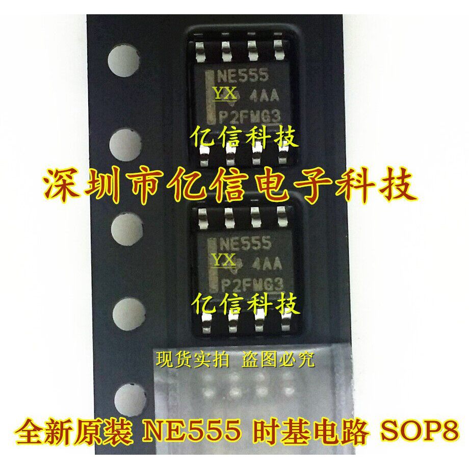 NE555 NE555DR SOP8 Timer การเขียนโปรแกรมวงจร Oscilator Timer BOM Matching