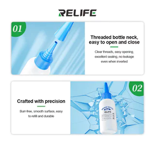 ขวดน้ำยา ใช้สำหรับซ่อมโทรศัพท์มือถือ RELIFE TB2 ขวดหยดน้ำยา ขวดฉีดน้ำยาแบบเข็ม ขวดน้ำยาซ่อมมือถือ ขวดหยดฟลักซ์ มีสเกล
