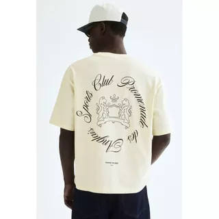 H&M(เอชแอนด์เอ็ม) เสื้อยืดพิมพ์ลายทรงสบาย ผู้ชาย 1344928_2