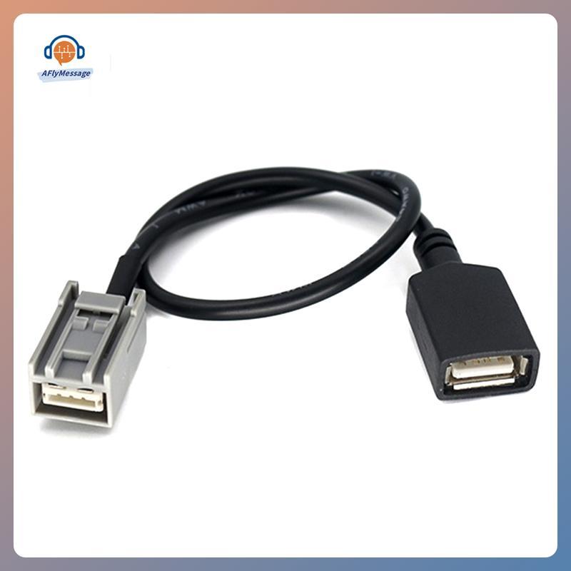 AFl อะแดปเตอร์สาย USB AUX 2008 Onwards สําหรับ CIVIC JAZZ/CR-V ACCORD/CR-Z 09-13 MP3 TH