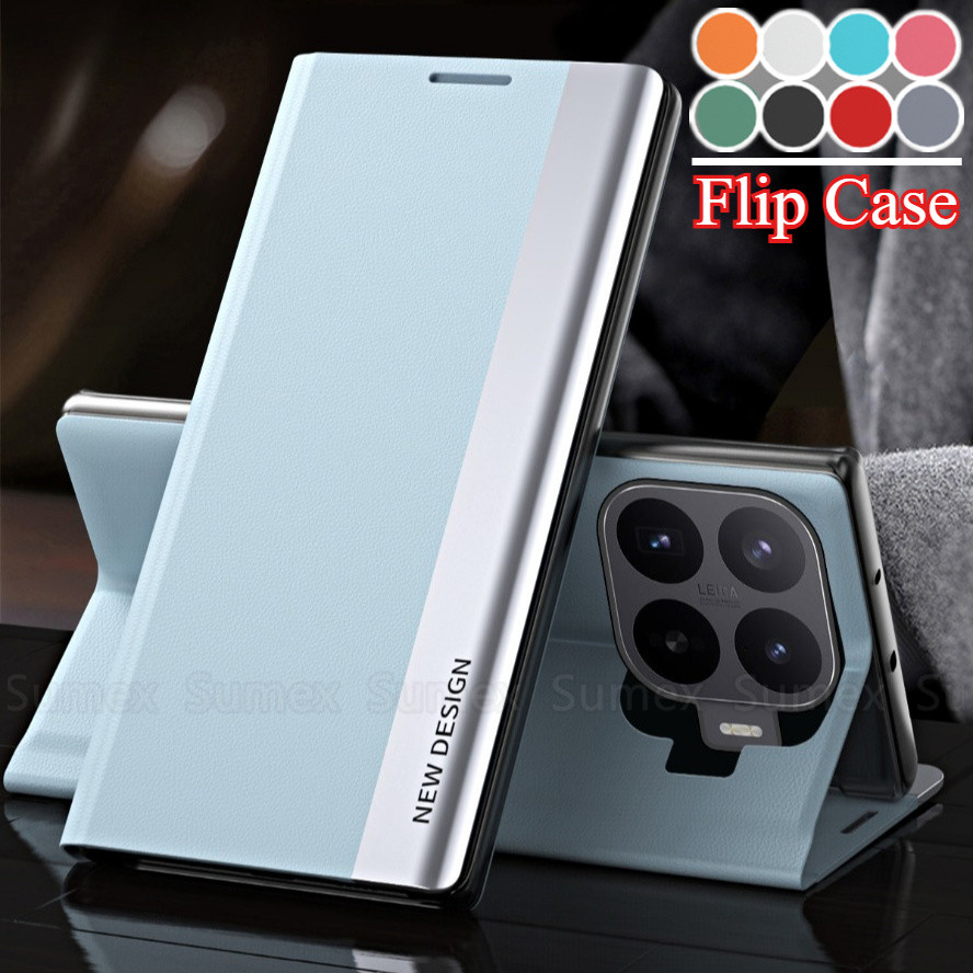 ฝาครอบสําหรับ Xiaomi 17T Pro Xiaomi17T 5G เคสโทรศัพท์หนัง PC กันกระแทกขาตั้งผู้ถือปลอก Mi17T Mi 17TPro 2026