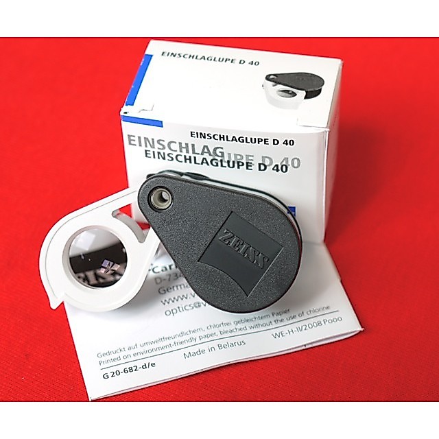 กล้องส่องพระ Zeiss D40 10X ของแท้ (ไม่รวมซอง) + ใบรับประกัน 3 ปี Made in Europe