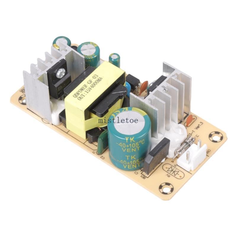 MIS DC15V 4A อะแดปเตอร์แปลงไฟ 100-240V อินพุต AC ถึง 15V4A 60W สําหรับอุปกรณ์หลายเครื่อง