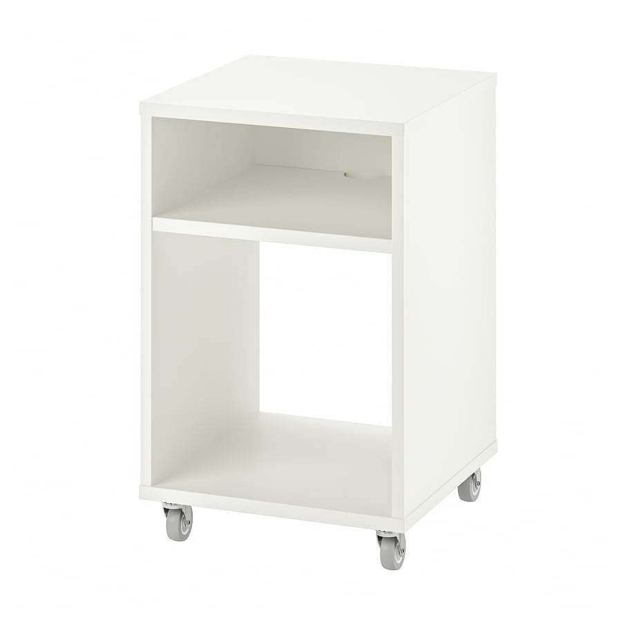 IKEA แท้ค่ะ VIHALS วีฮาลส์โต๊ะ ข้างเตียง, ขาว, 37x37 ซม.