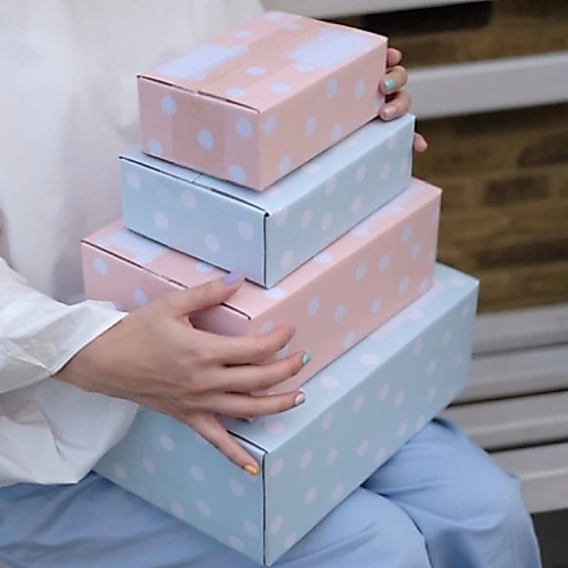 กล่องไปรษณีย์ลายน่ารัก มัดละ20ใบ