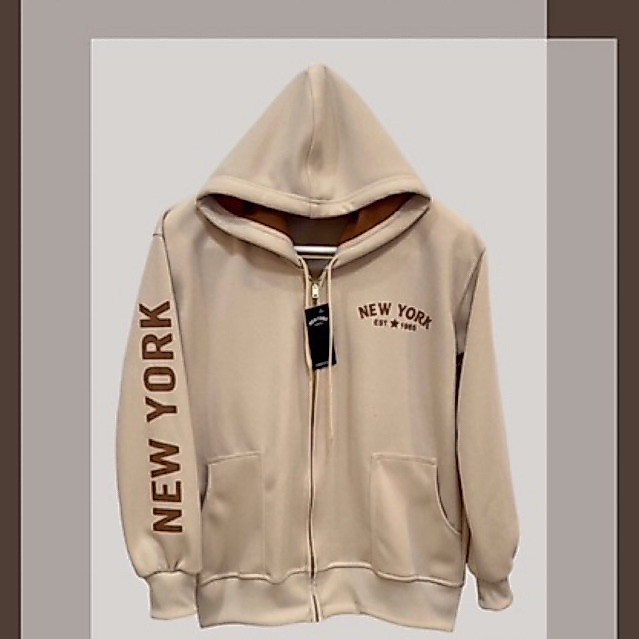 เสื้อกันหนาวNEW YORK รุ่นสกรีนแขน