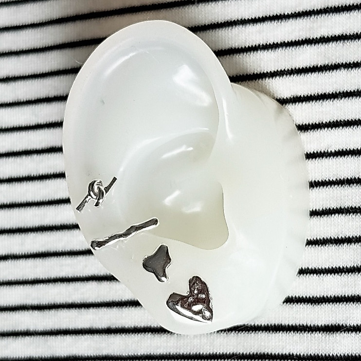 (stud earrings) : STUD EARRINGS SILVER925 (PRICE PER PAIR) | ต่างหูเงินแท้ ต่างหูปักก้าน (ราคาต่อข้าง*) | YOUR WISHLIST