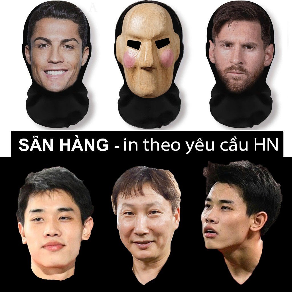 COD Ronaldo messi เครื่องดูดควันดารา NORTH DIH Son Tung Hieu 2nd J97 SPEED Ronaldo PKTT หน้ากากคอสเพ
