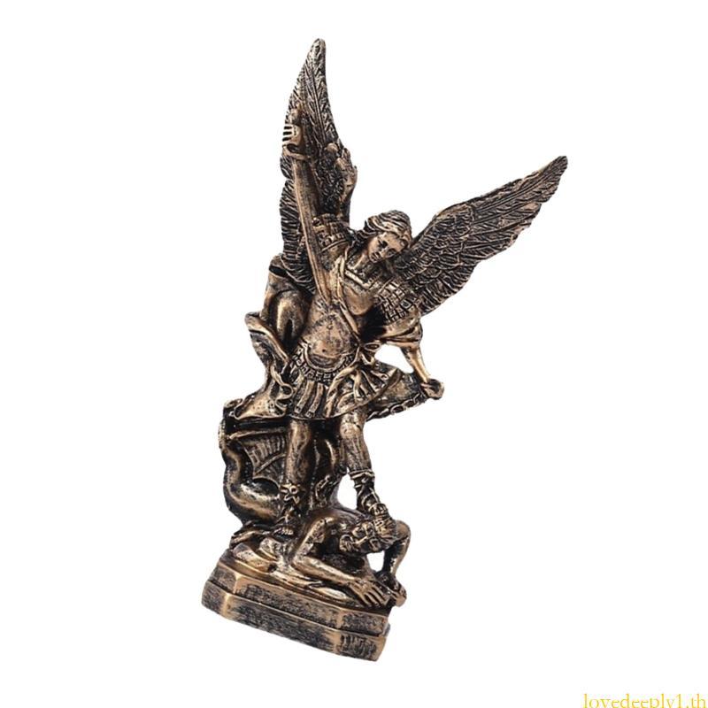 Love Miguel the Archangel 5 12 นิ้วเรซิ่น Miguel รูปปั้นสําหรับนักสะสม