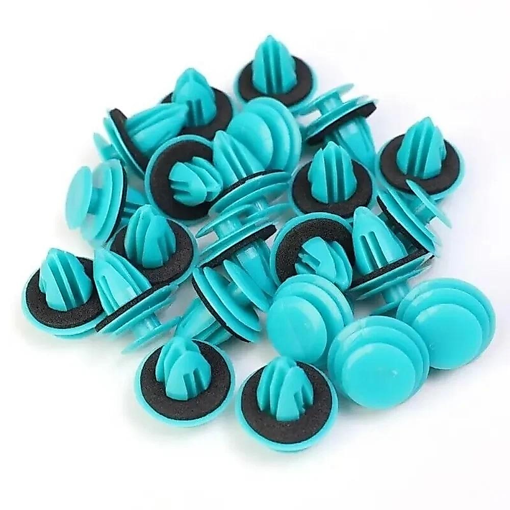 20PCS แผงประตูคลิปซีลแหวน Fastener Rivet คลิปกันชน Retainer สําหรับ BMW E34 E36 E38 E39 E46 M3 M5 X5 รถอุปกรณ์เสริม