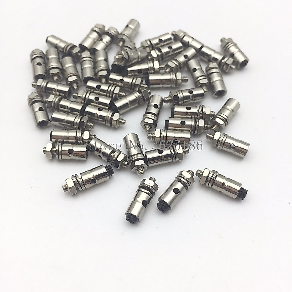 1.3 มม.1.8 มม.2.1 มม.ปรับ Pushrod Connectors Linkage Stoppers สําหรับเครื่องบิน RC