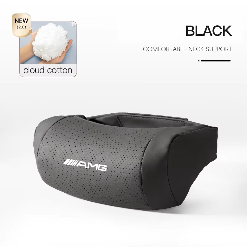 นุ่มสบายรถคอหมอนHeadrestคอสําหรับMercedes-AMG A35 CLA45 C43 C63 E53 E63 S53 S63 GLA35 GLB35 GLC43 GL