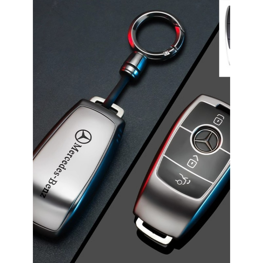 Benz e300l เคสกุญแจเฉพาะ e260l/EQA/GLA200/EQB/GLB200 ฝาครอบกุญแจรถหัวเข็มขัด