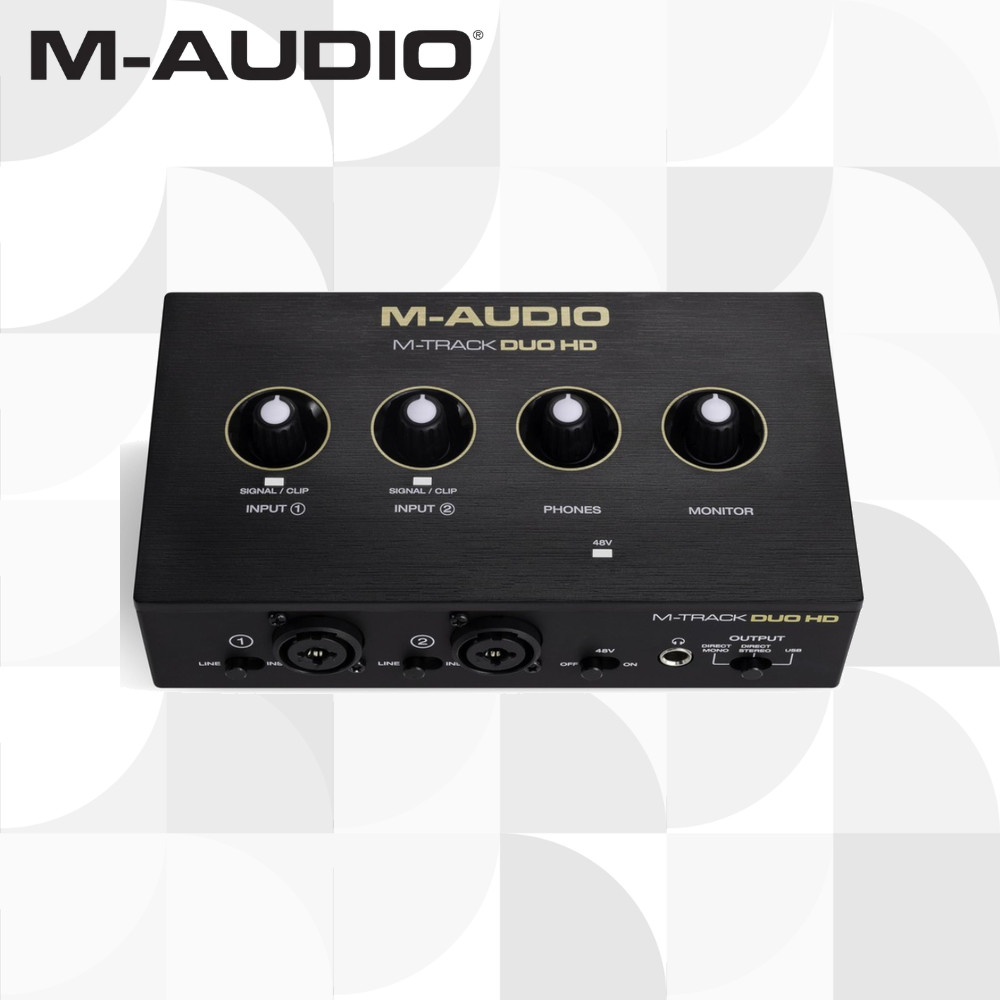 M-AUDIO M-Track Duo HD Audio Interface อินเตอร์เฟสเสียง【ส่งตรงจากญี่ปุ่น】