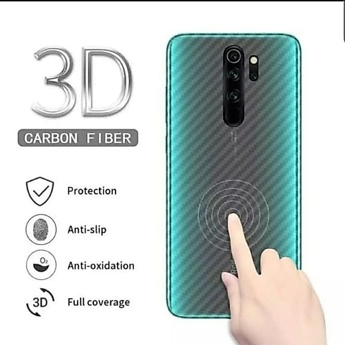 Xiaomi Redmi 9 / 9A / 9C Skin Carbon Garskin Anti-Scratch Back