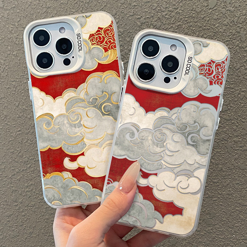 Xiangyun เหมาะสําหรับ iqoo13 เคสโทรศัพท์ neo10pro พนมเปญ z9turbo + OnePlus 12 รูปแบบ 11s สีเงิน 7/8 