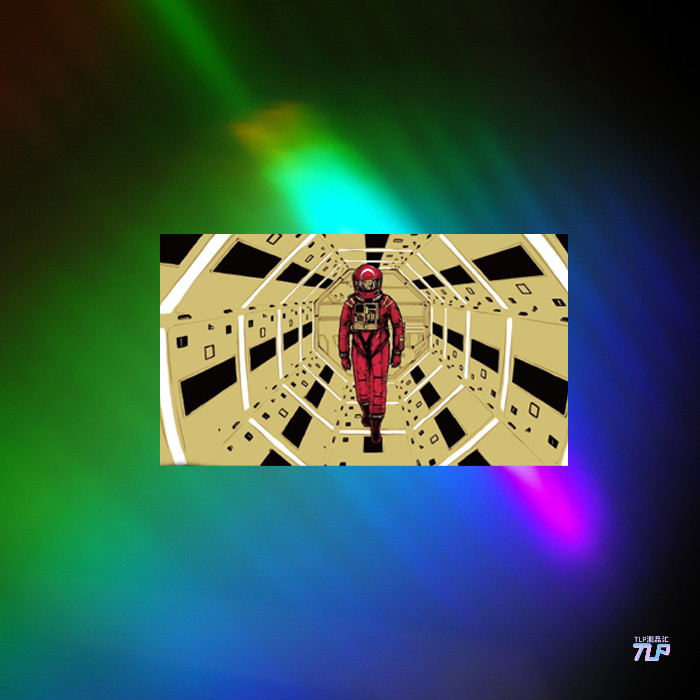 TLP สติ๊กเกอร์ติดรถสะท้อนแสง 2001 Space Odyssey A Space Odyssey Cobrick Sci-Fi สติ๊กเกอร์ภาพยนตร์