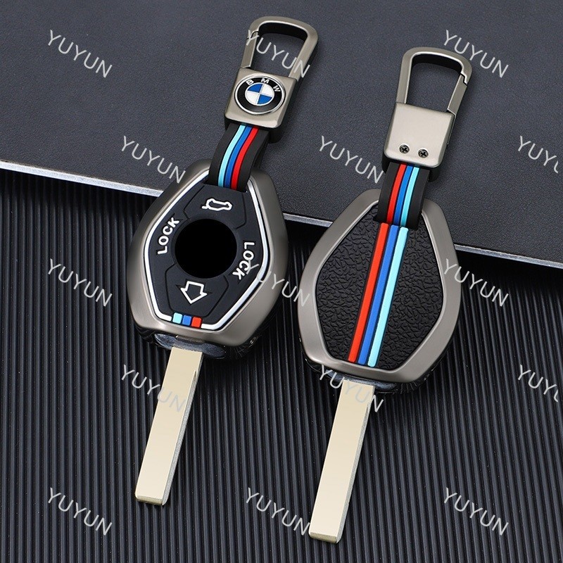 YY BMW Key Case Cover พวงกุญแจสําหรับ Bmw Key 3 5 X Serie E38 E46