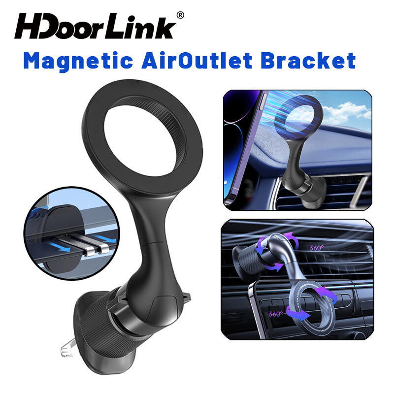 HdoorLink Magnetic Car Phone Holder Stand Air Vent Magnet Car Mount GPS สมาร์ทโฟนมือถือรองรับในรถยนต์สําหรับ IOS Samsung Xiaomi