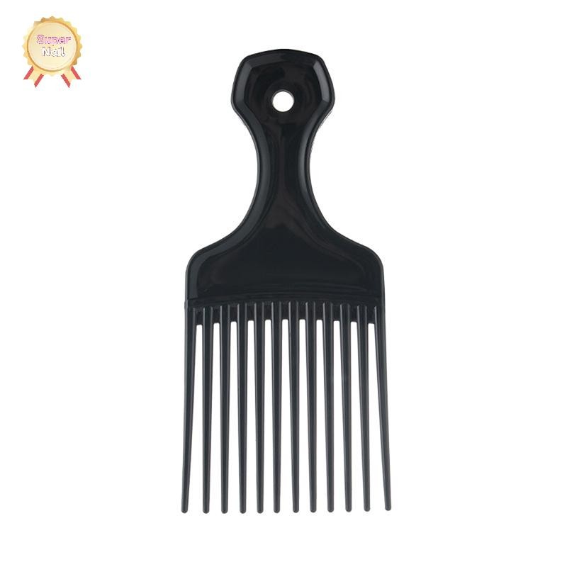 Flth หวีฟันกว้าง Hair Pick หวีพลาสติกสําหรับผมหยิก Afro จัดแต่งทรงผม Vary