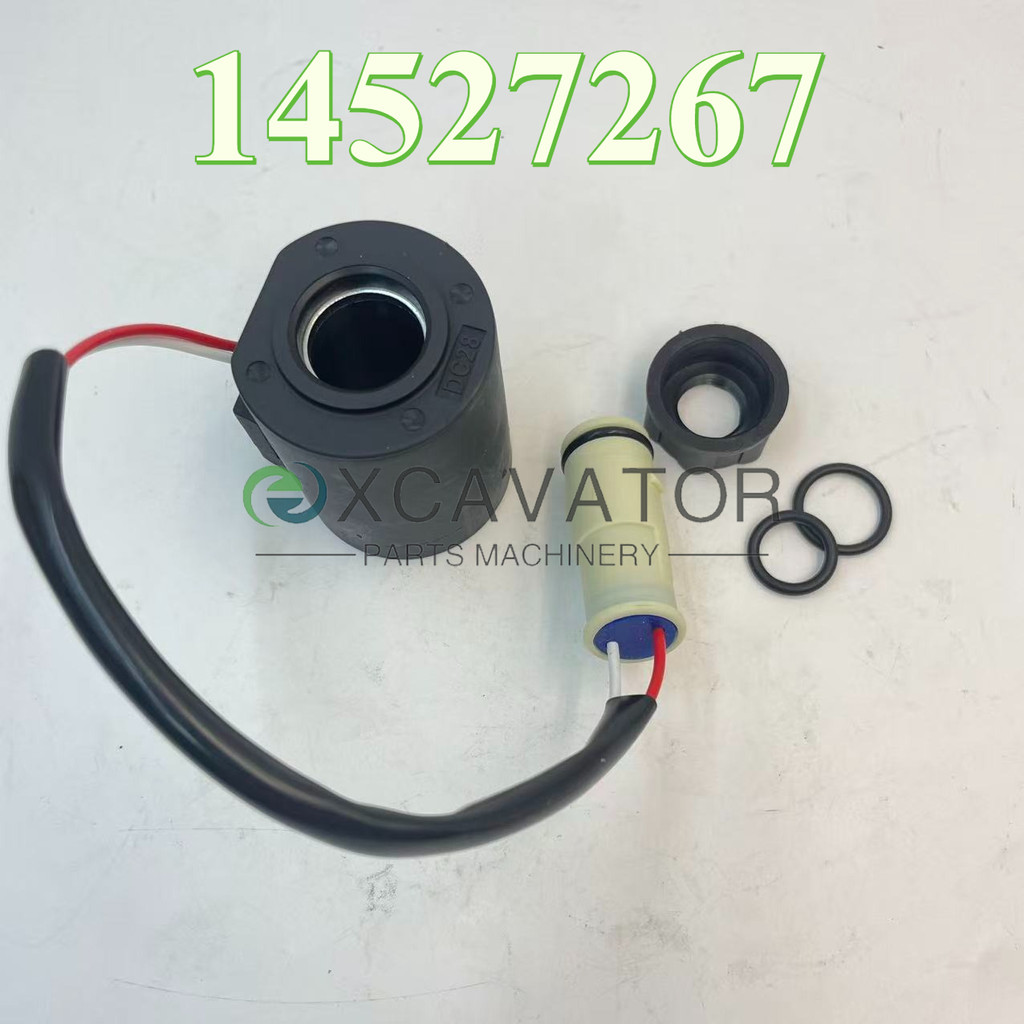 14527267 SINOCMP 24V โซลินอยด์วาล์วขดลวด (D:20/21MM, H:59MM) สําหรับ Volvo Excavator EW145 EW145B EC