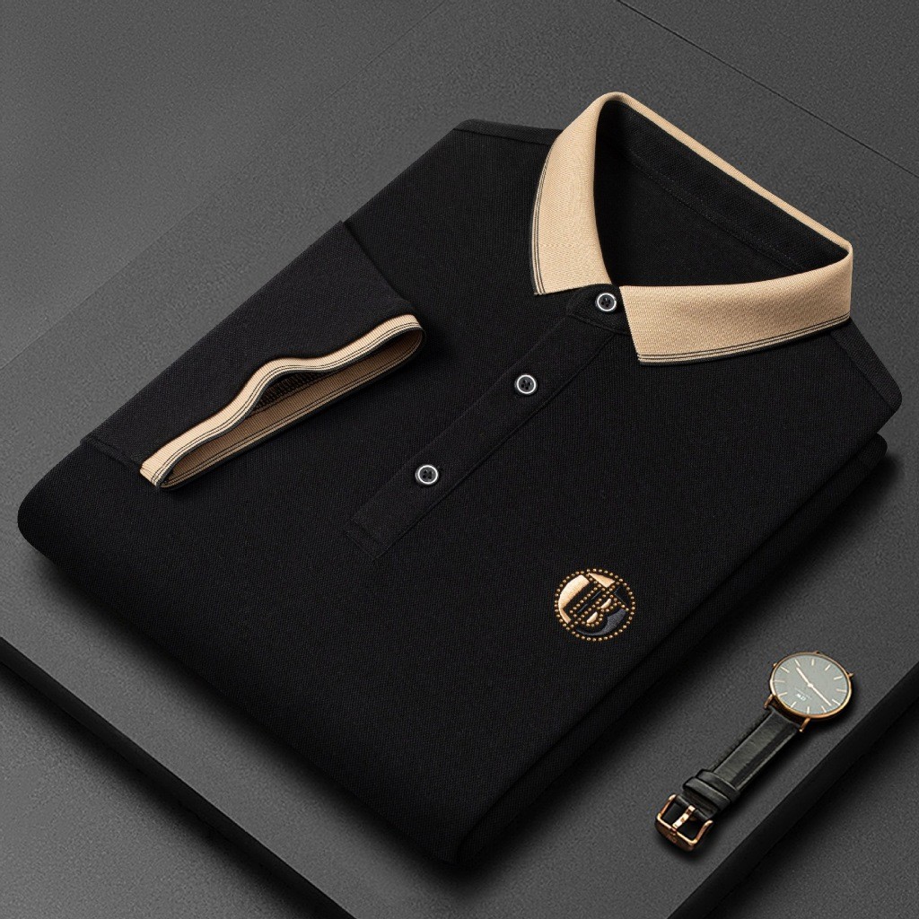BeCoolMan เสื้อโปโล แขนสั้น ปักลาย ระบายอากาศ สวมใส่สบาย สําหรับผู้ชาย ราคา ถูกที่สุด ดีลบีเคเค แกลเลอรีภาพที่ 7