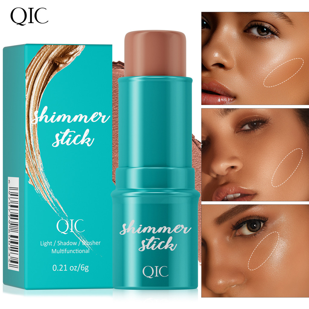 QIC Multifunctional Contouring Stick Bronzer Bronzer คอนซีลเลอร์ Shadow Stick Highlighter Brightenin