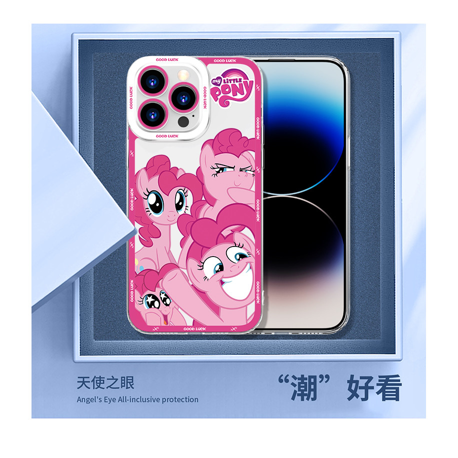My Little Pony Apple 15promax เคสโทรศัพท์ iphone14 เหมาะสําหรับ 13 Beech xsmax สีม่วง Yue 12 หญิง x 