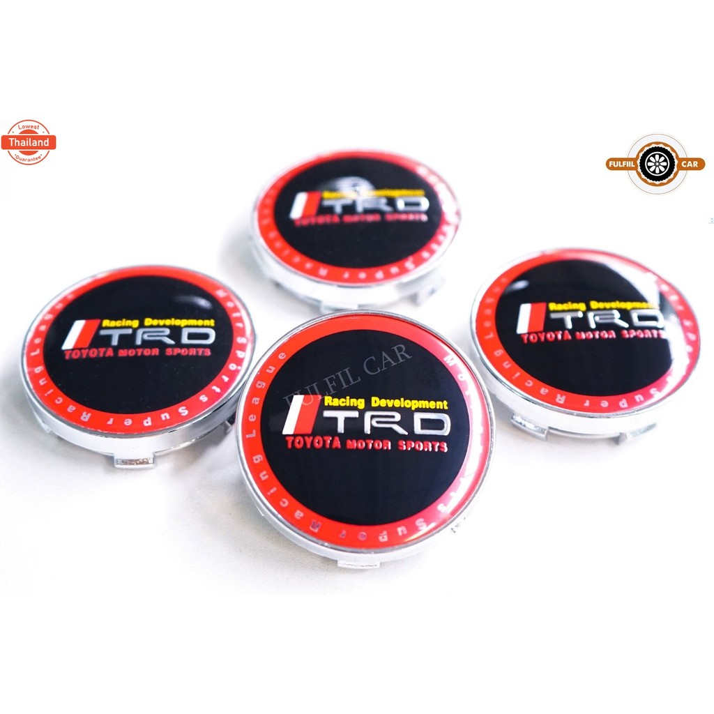 ฝาครอดุมล้อ TOYOTA TRDโตโยต้า TRD 60MM
