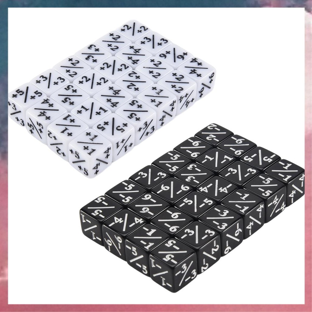 48 ชิ้น 16 มม. เครื่องนับลูกเต๋า Token ลูกเต๋า Loyalty ลูกเต๋า D6 ลูกเต๋าสแควร์สําหรับ,,การ์ดเกม