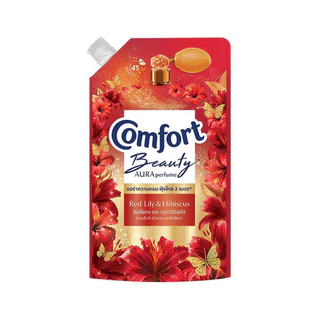 FernnyBaby คอมฟอร์ท 450ML Comfort คอมฟอท น้ำยาปรับผ้านุ่ม สูตร คอมฟอร์ท บิวตี้ ถุงเติม สีแดง ลิลลี่แดงและดอกฮิบิสคัส ...
