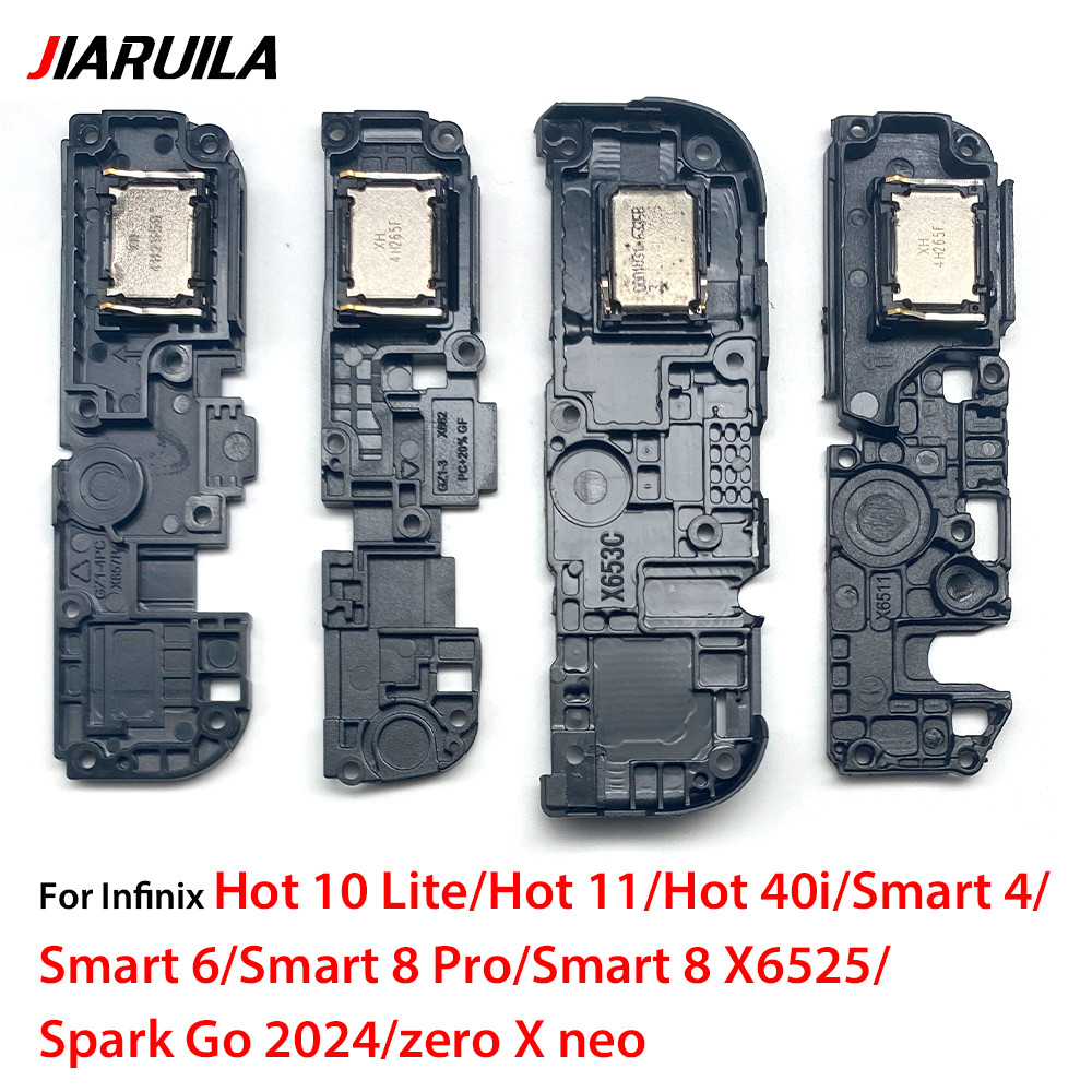 ลําโพง Buzzer Ringer สําหรับ Infinix Hot 10 Lite 11 40i สมาร์ท Pouvoir Pova Neo 4 6 8 Pro X6525 Spark Go 2024 Zero X Neo Tecno Camon 10 15 Pro 17