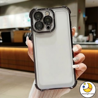 ส่งจากไทย เคส กันกระแทก กันรอยเลนส์กล้อง เคสไอโฟนหรูหราไฮโซ For IPhone16 15 14 13 12 11 7 8plus Pro Promax XR XS XSMAX